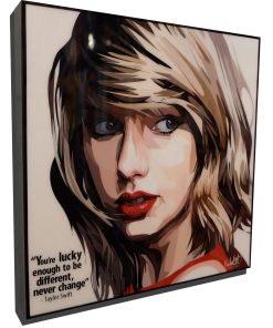 Taylor Swift Pop Art Poster Never Change