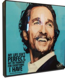 Matthew Mcconaughey poster plaque