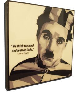 Charlie Chaplin Poster Plaque