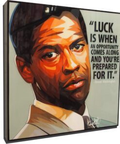 Denzel Washington Poster Plaque