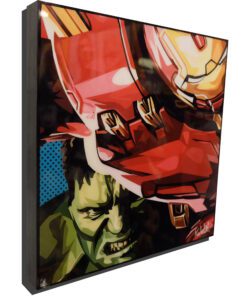 Incredible Hulk vs HulkBuster Poster
