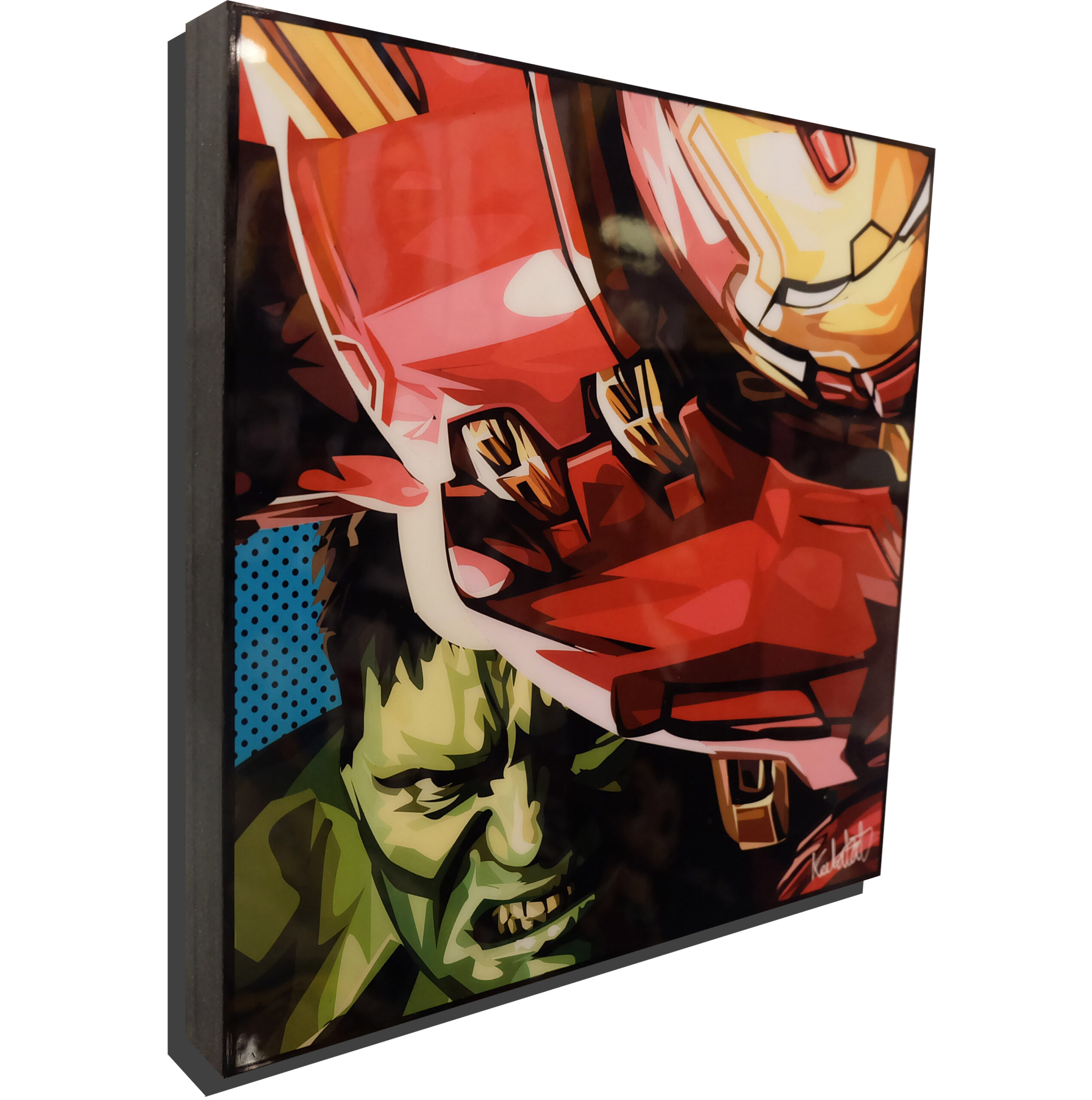Incredible Hulk vs HulkBuster Poster Incredible Hulk vs HulkBuster Poster