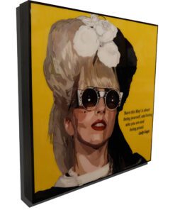 Lady gaga Poster Plaque