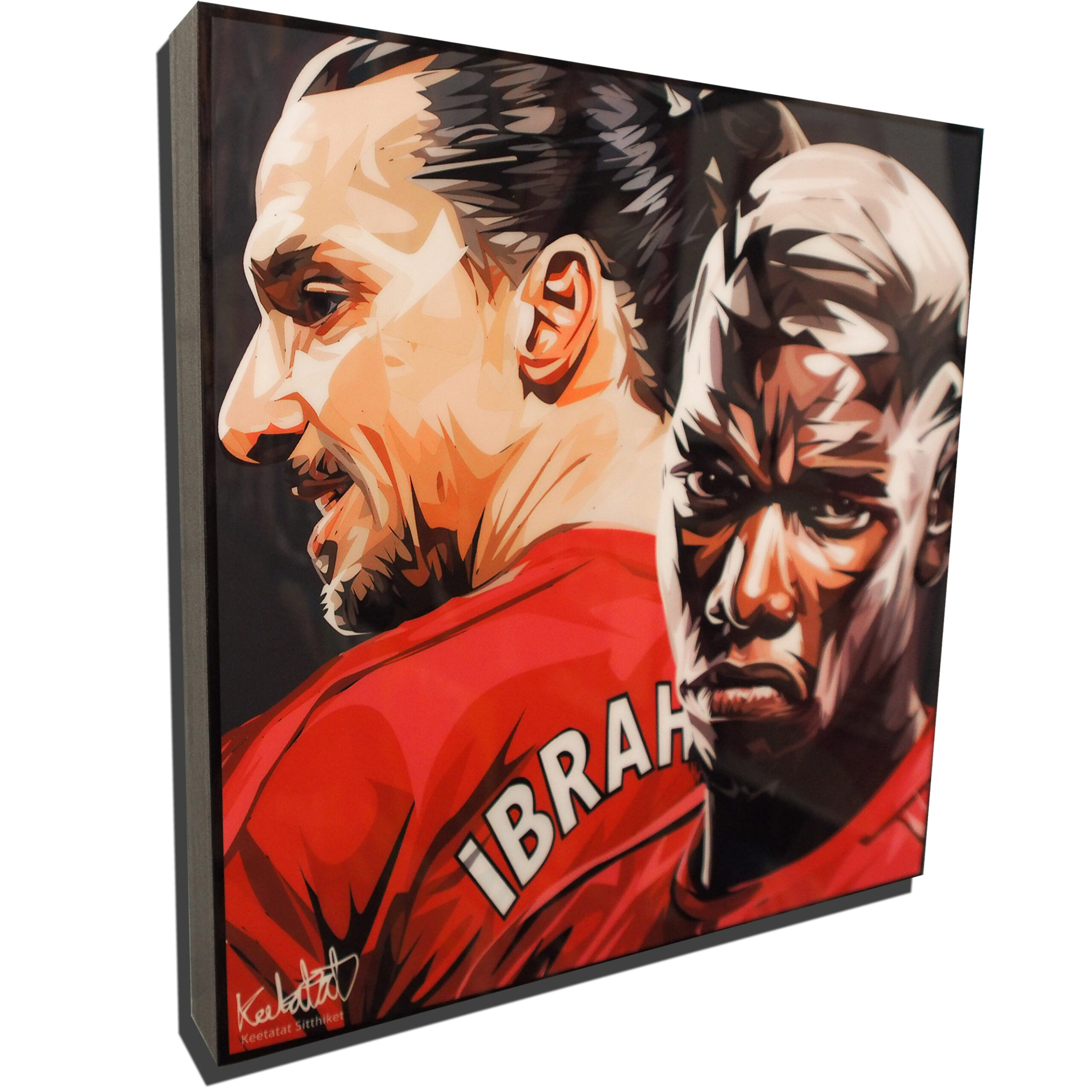 Manchester United Poster Plaque featuring Zlatan Ibrahimović & Paul Pogba Manchester United Poster Plaque featuring Zlatan Ibrahimović & Paul Pogba