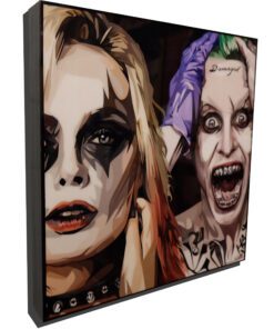 Suicide Squad Poster Plaque featuring Harley Quinn & The Joker