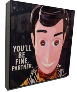 Woody Toy Story Poster Plaque