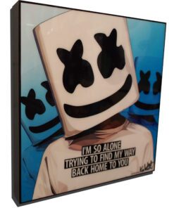 Marshmello Poster Plaque