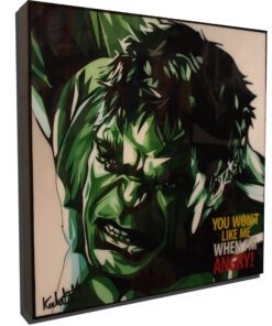 Hulk poster plaque