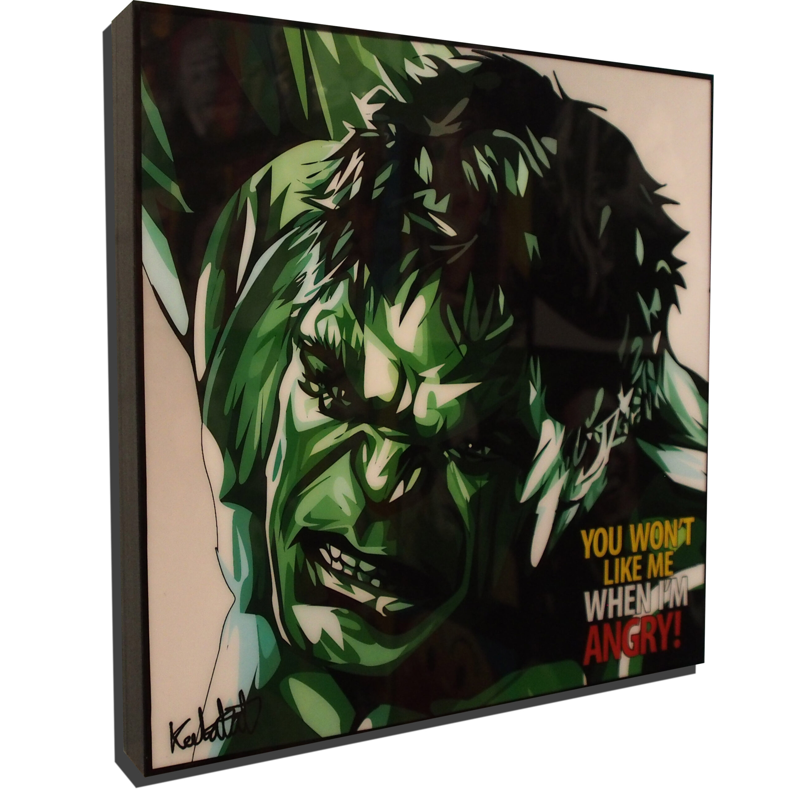 Hulk Poster Plaque Hulk poster plaque