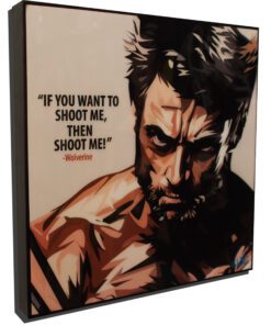 Wolverine Poster Plaque