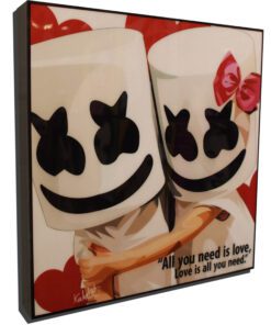 Marshmello Poster Plaque