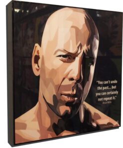 Bruce Willis Poster Plaque