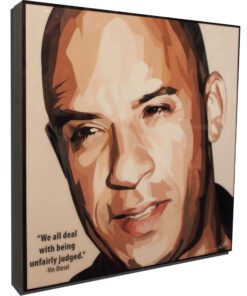 Vin Diesel Poster Plaque