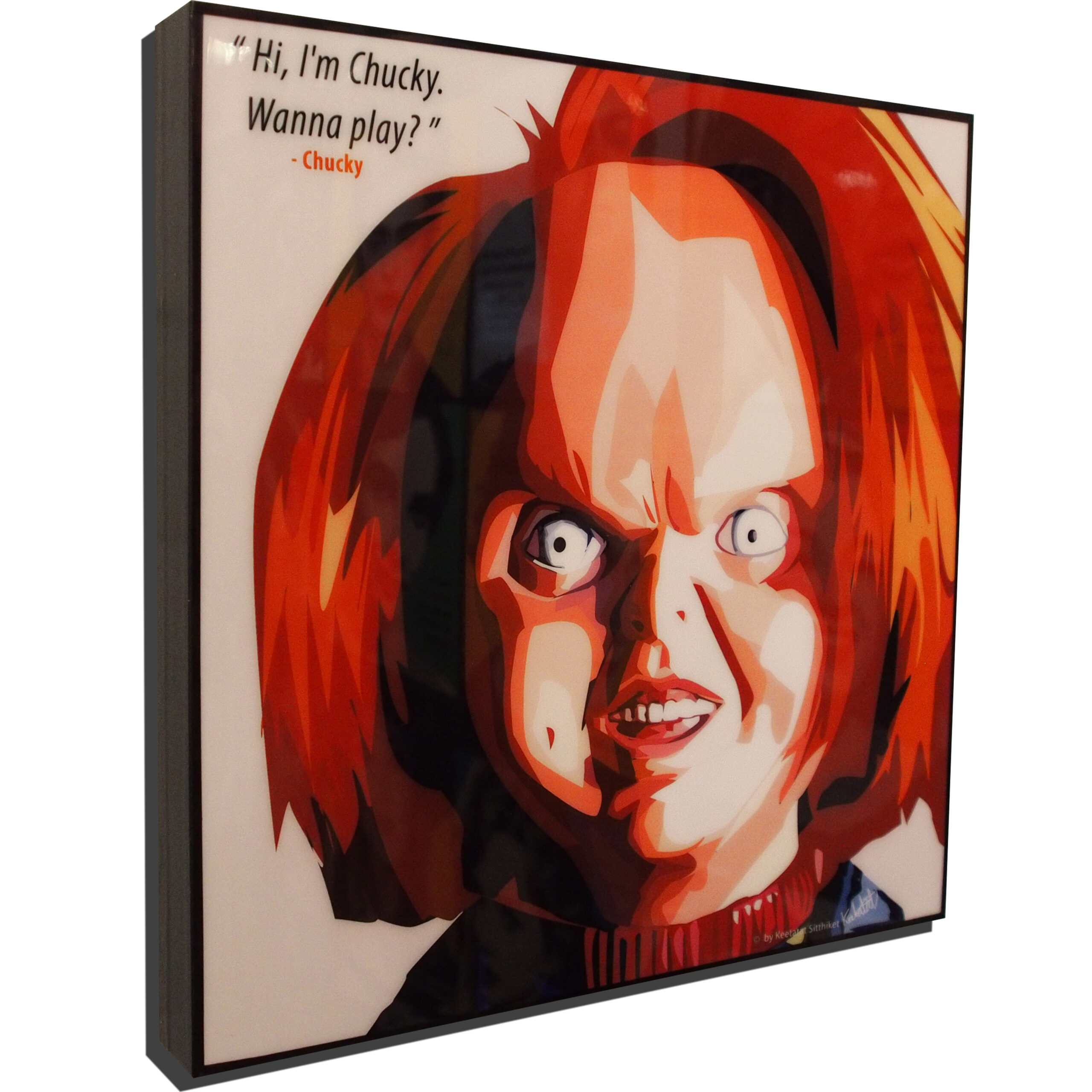 Chucky Poster Plaque Chucky Poster Plaque
