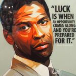 Denzel Washington Poster Plaque