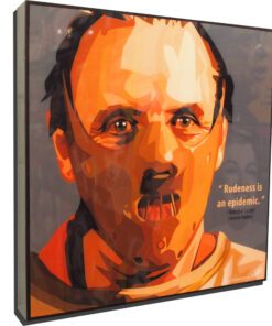 Hannibal Lecter Poster Plaque