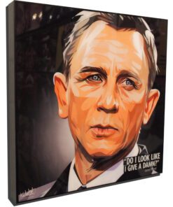 James Bond Daniel Craig Poster Plaque