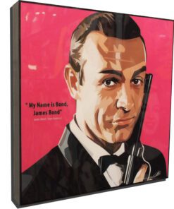 James Bond Sean Connery Poster Plaque