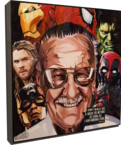 Stan Lee Poster Plaque