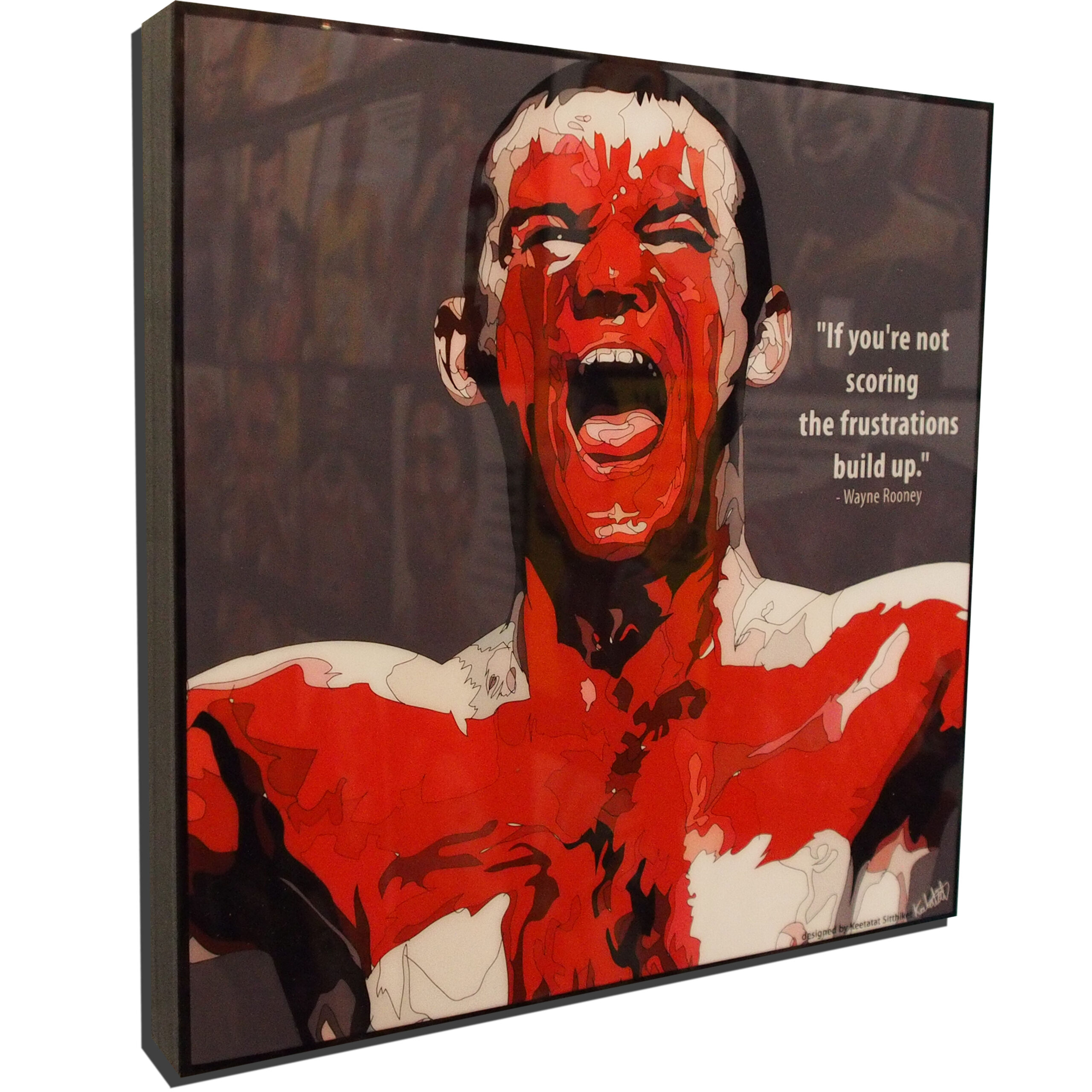 Wayne Rooney Body Paint Poster Wayne Rooney Body Paint Poster