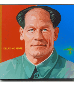 John Malkovich Poster Pop Art - "Delay No More"