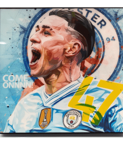 Phil Foden pop art poster